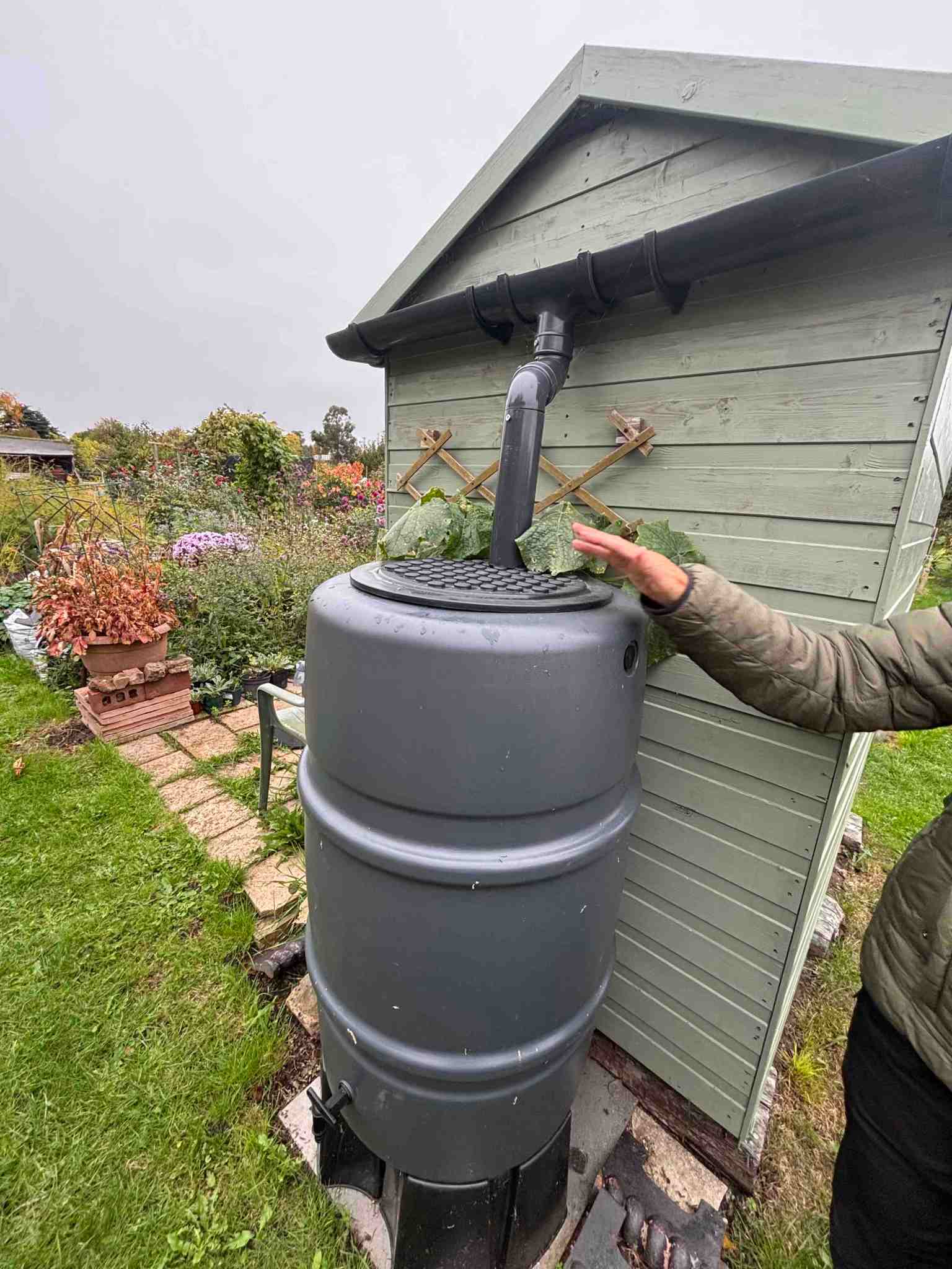 Water Butt Installation BHAS Allotment Society water-butt-installation-bhas-allotment-society
